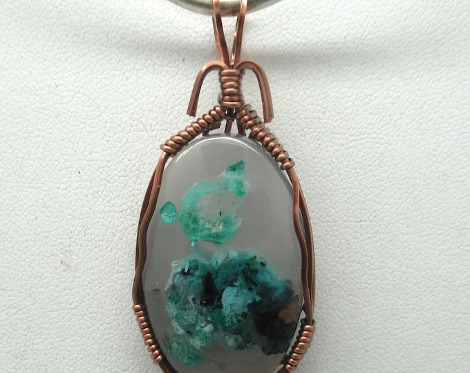 Natural Confetti Chrysocolla Pendant