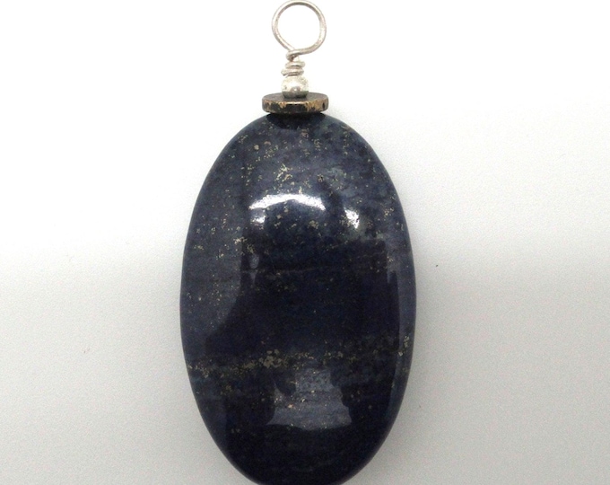 Lapis Lazuli and Sterling Pendant