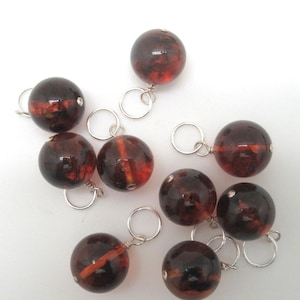 Baltic Amber and Sterling Pendant (one pc)
