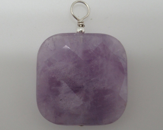 Amethyst and Sterling Pendant