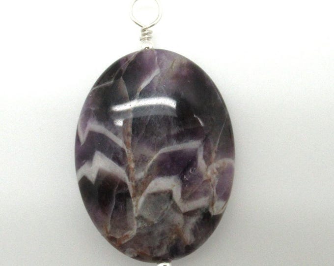 Amethyst and Sterling Pendant