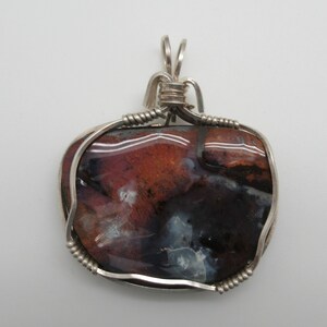 Boulder Opal and Sterling Pendant