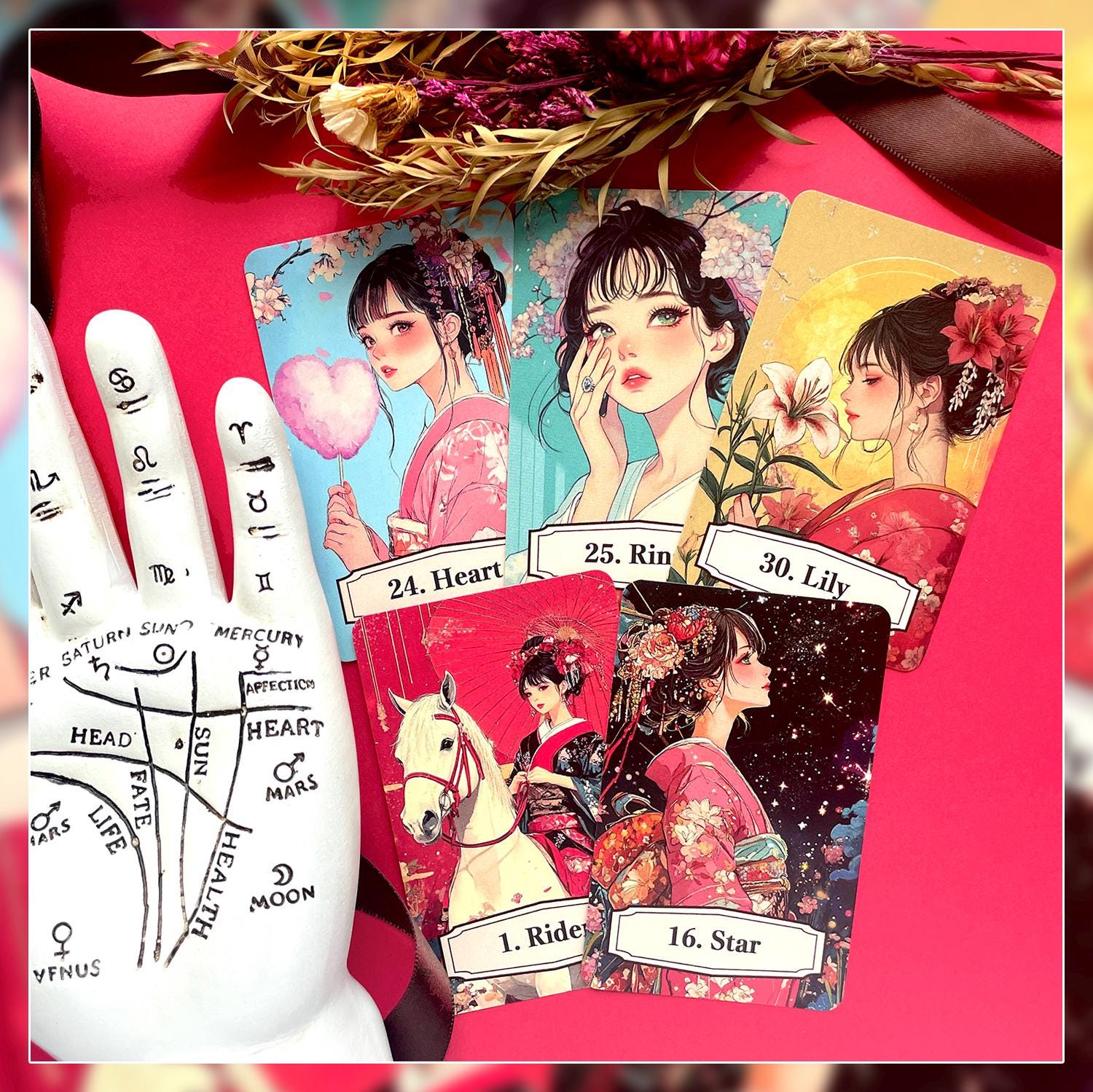 Japanese Oracle Cards - Etsy