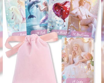 Girl's dream Lenormand//Lenormand card, Lenormand card deck, Oracle deck, Oracle, Tarot card, Tarot deck