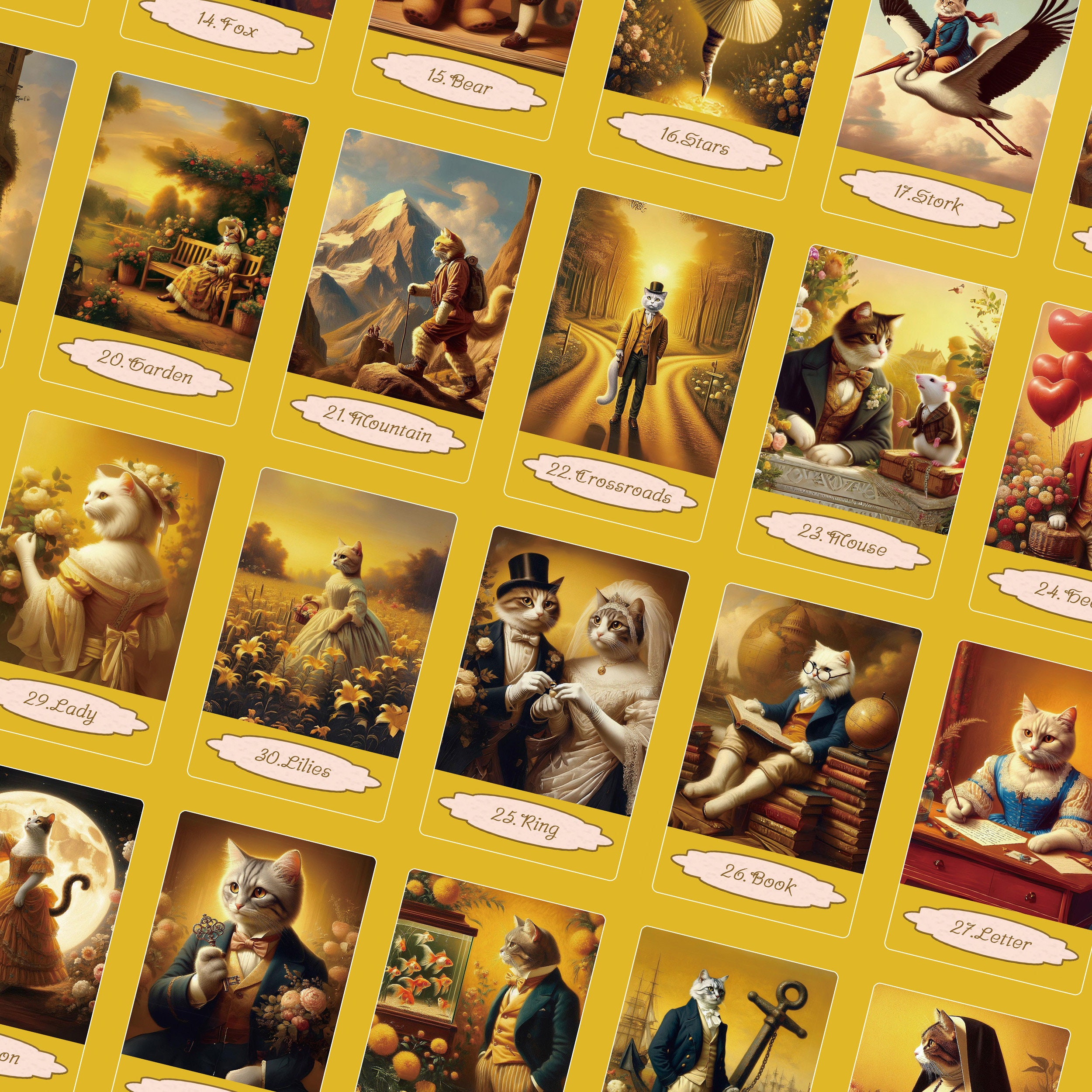 Dreaming Cat Tarot＆Journey Cat Lenormand Dreaming Cat Tarot＆Journey Cat Lenormand - その他