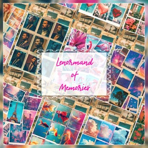 Lenormand of Memories //Lenormand card, Lenormand card deck, Oracle deck, Oracle, Tarot card, Tarot deck,