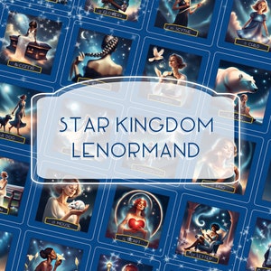Star Kingdom Lenormand //Lenormand card, Lenormand card deck, Oracle deck, Oracle, Tarot card, Tarot deck,