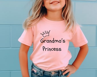 For grandmas princess T-shirt. Great gift for your granddaughter. Heavy Cotton™ Toddler T-shirt