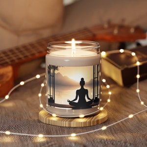 Yoga inspired Scented Soy Candle, 9oz