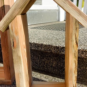 Rustic wooden house | Rustic wooden house decor | Wooden house made of natural wood | Wooden garden decor | Country house decor | Terrace & home kleines Haus 45 cm