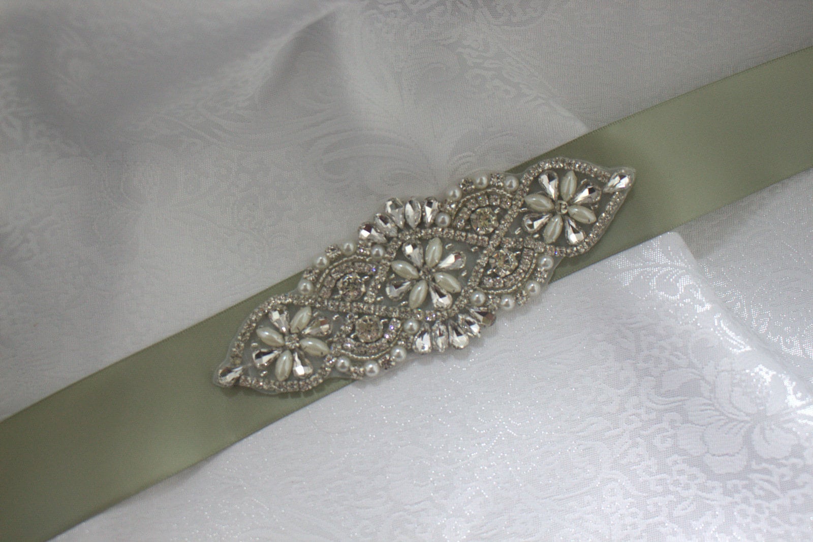 Flower Girl Sparkle Belt - Etsy display picture 1
