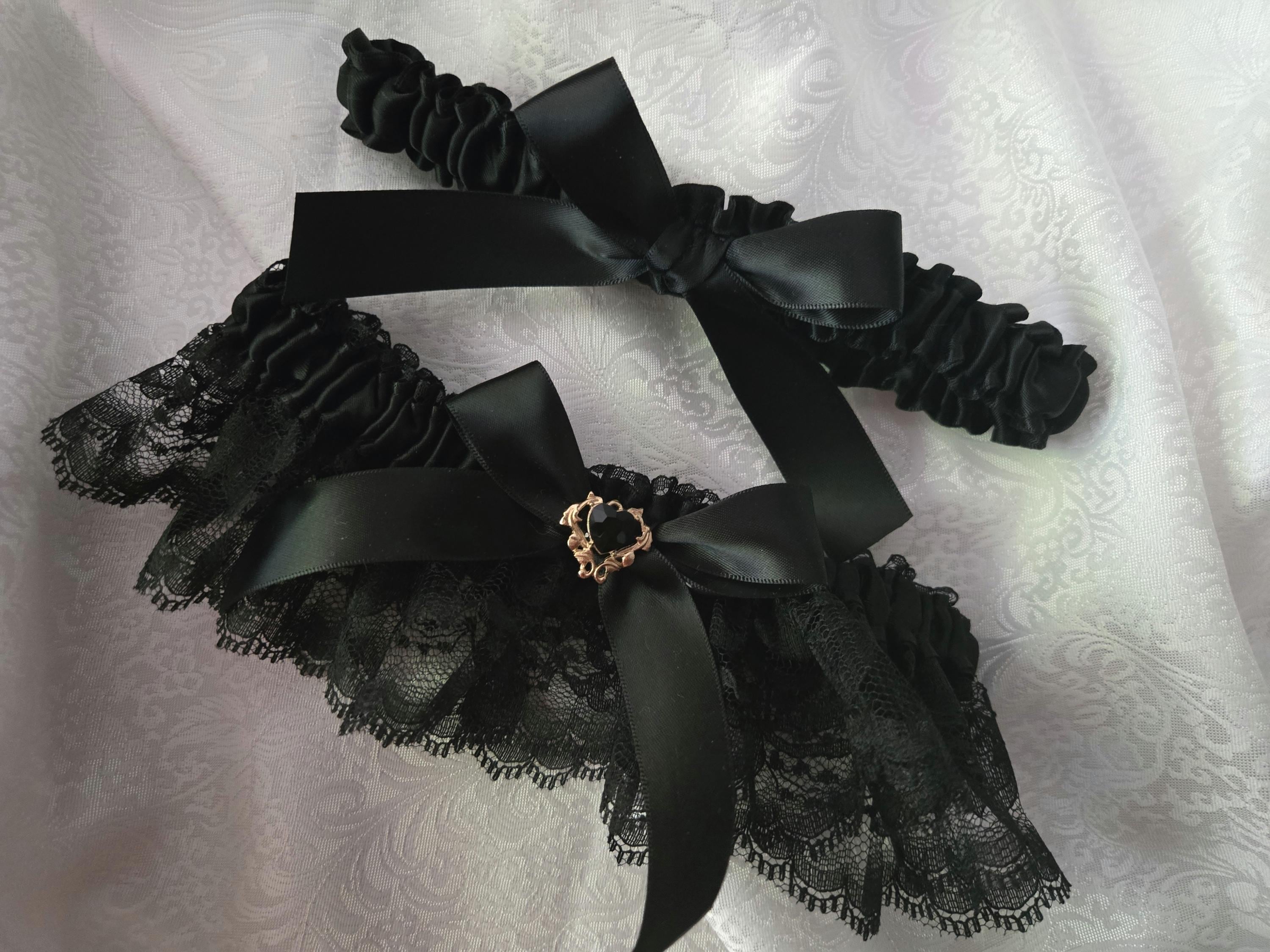 Rhinestone Garter - Etsy
