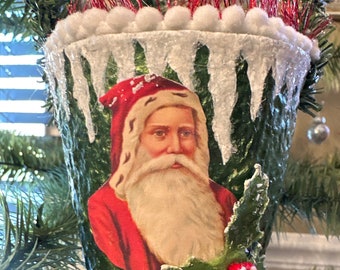 Santa candy bucket