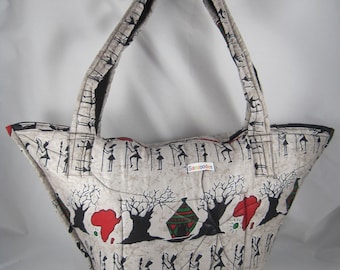 African Print Shoulder Bag