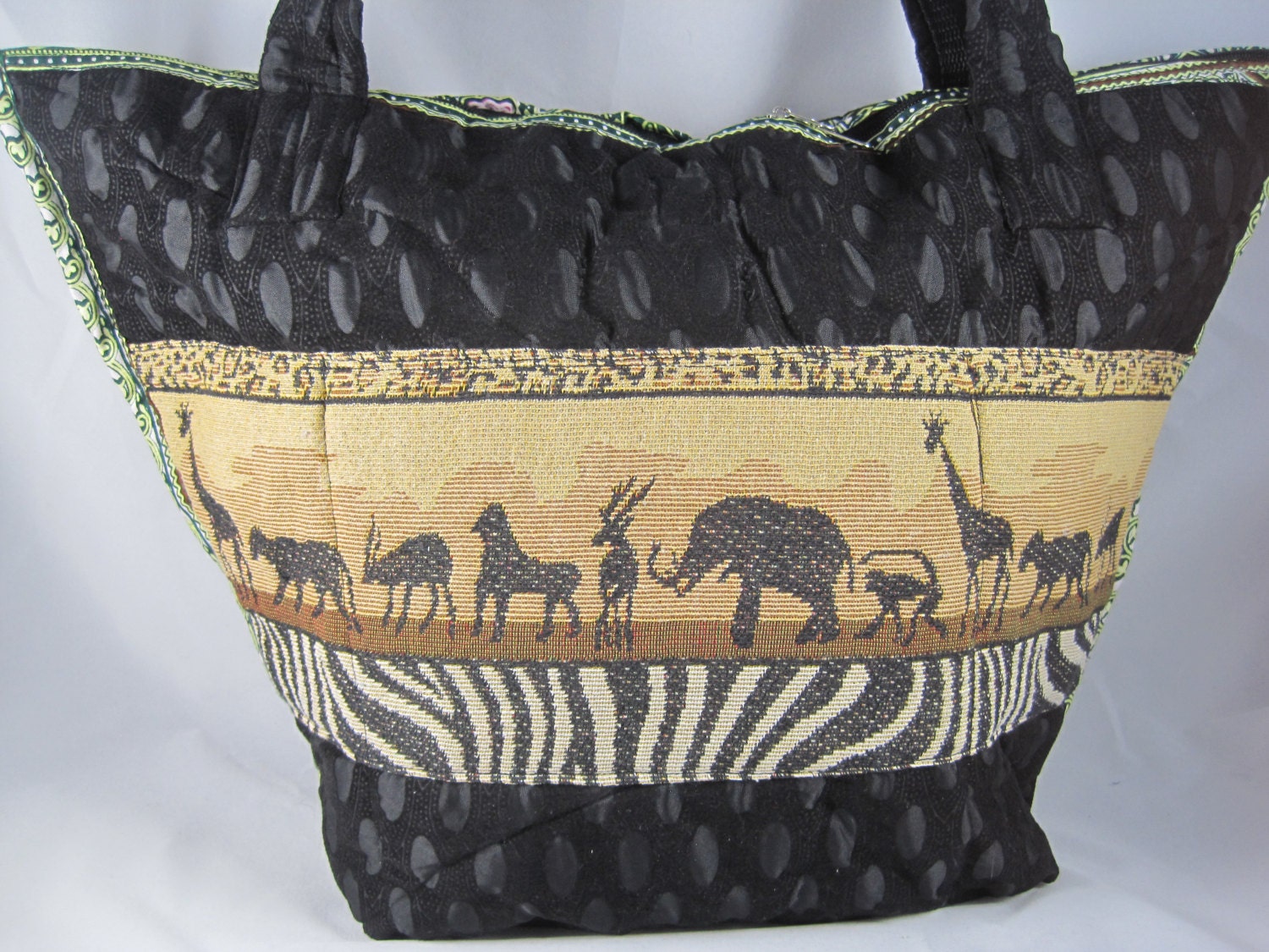 African Purse African Print Bag African Fabric Shoulder Etsy