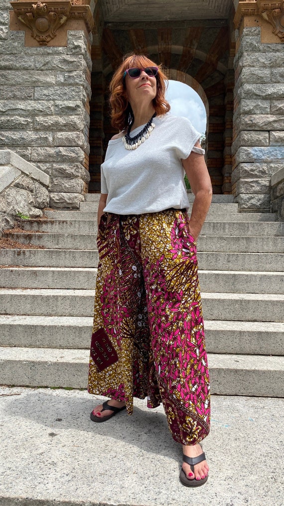 Palazzo Modele De Pantalon En Pagne Pantalon Pagne Africain