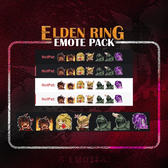 Elden Ring DLC Emote Pack Emotes Messmer, Malenia, Miquella, Moore,  Trina