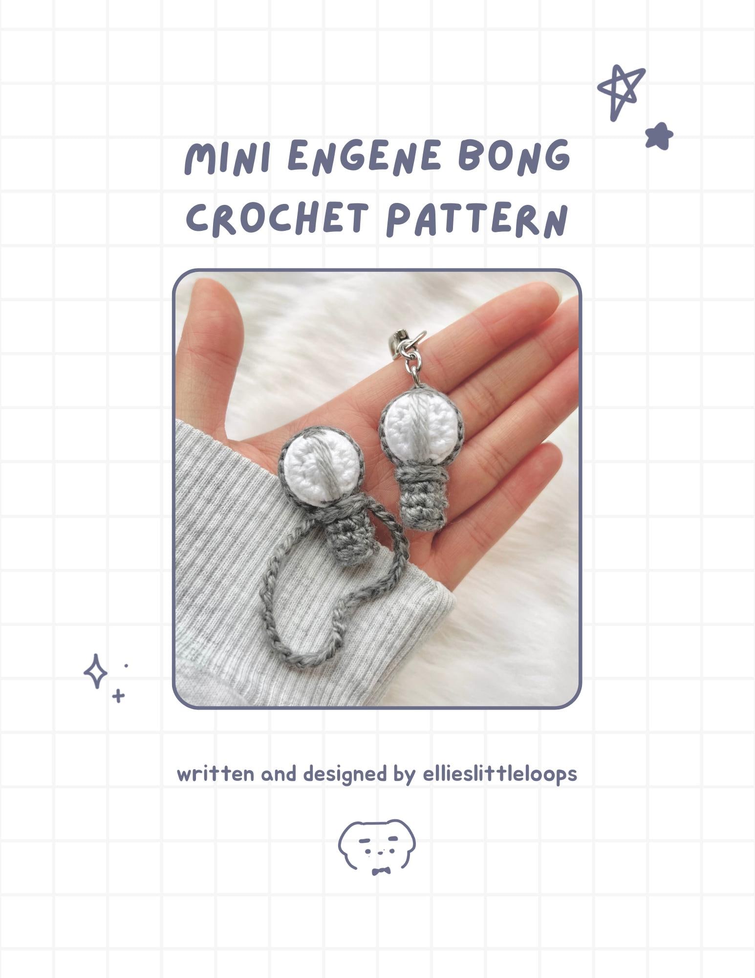 Mini Enhypen Lightstick Engene Bong Crochet Pattern - Etsy