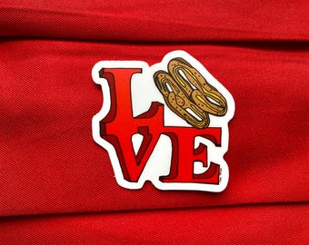 Philadelphia LOVE Park Sticker: Philly Travel Souvenir