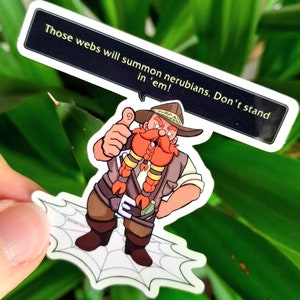 Brann Bronzebeard - World of Warcraft The War inneren Wetterfester Vinyl-Aufkleber