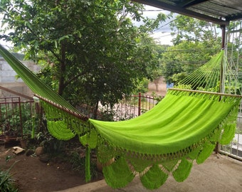 Colorful Queen-Sized Hammocks - Handcrafted in Nicaragua