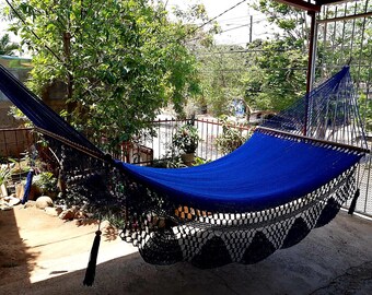 Colorful Queen-Sized Hammocks - Handcrafted in Nicaragua