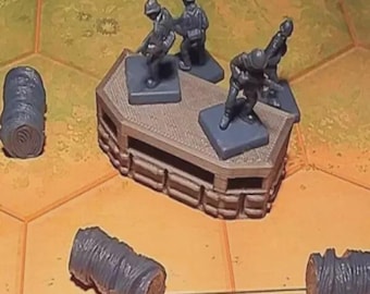 Archivo STL de plástico impreso en 3D de BUNKER v.1 para/MEMOIR '44