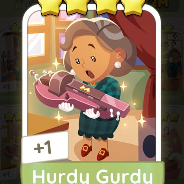 4 star monop sticker “Hurdy Gurdy”