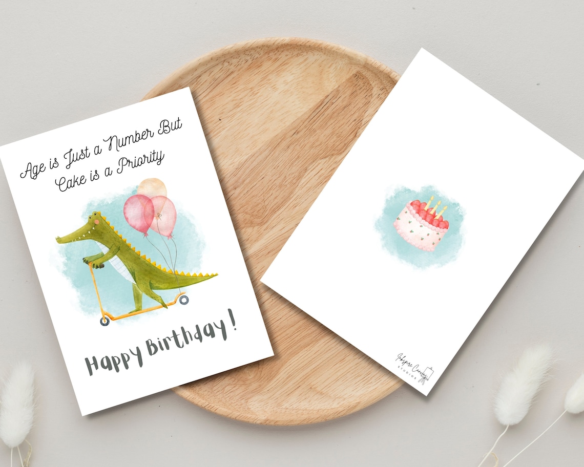 Happy Birthday Card, Birthday Card, Funny Birthday Card, Cute Birthday ...
