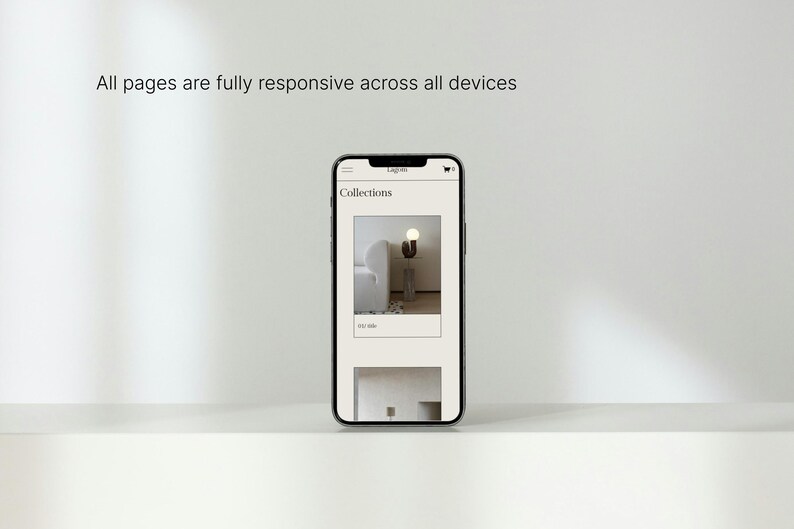 Squarespace Website Template for E-commerce or Services - Etsy Canada