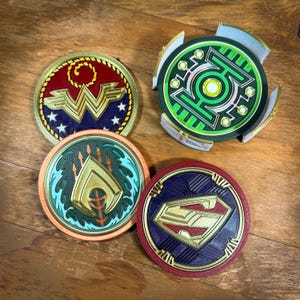 Legendary Hand of Justice 3D Printed Novelty Coaster Sets