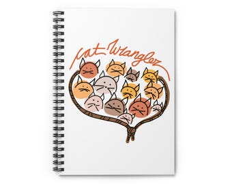 Cat Wrangler Spiral Notebook
