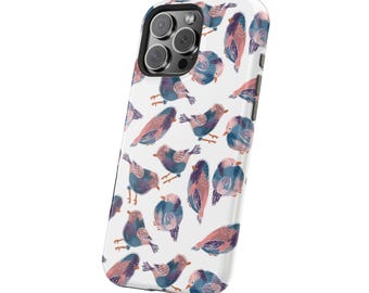 Boho Birds Pattern Phone Case