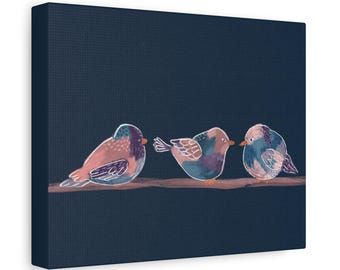 Birds on a Wire - Canvas