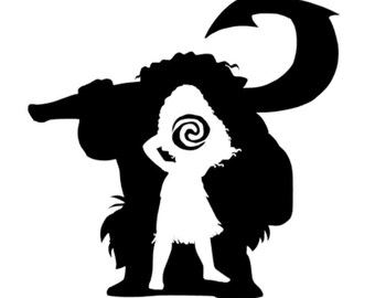 Moana Car Decal Etsy Moana Car Decal Etsy
