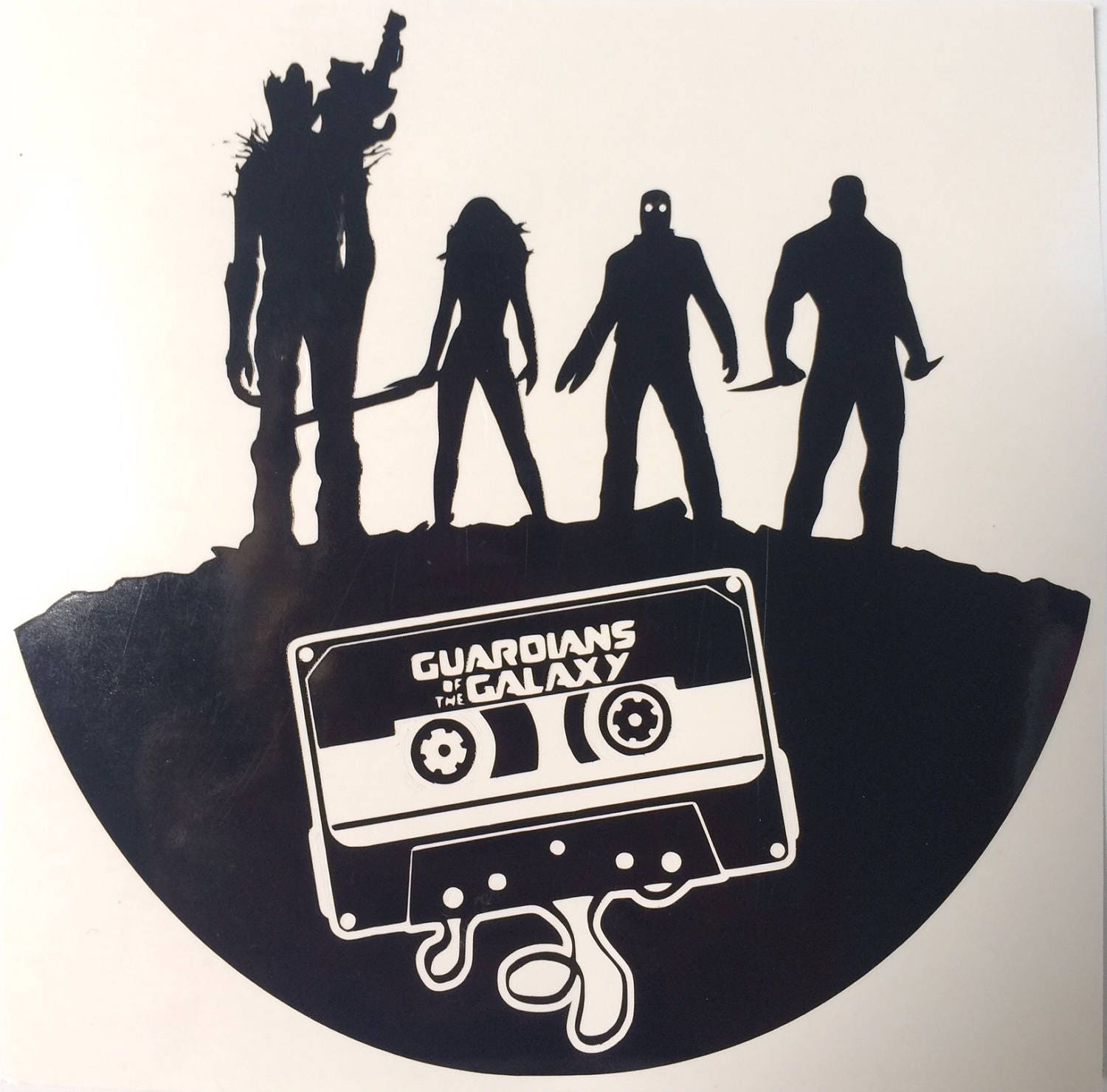 Guardians of the Galaxy with cassette tape inspired vinyl Etsy Guardians of the Galaxy with cassette tape inspired vinyl Etsy