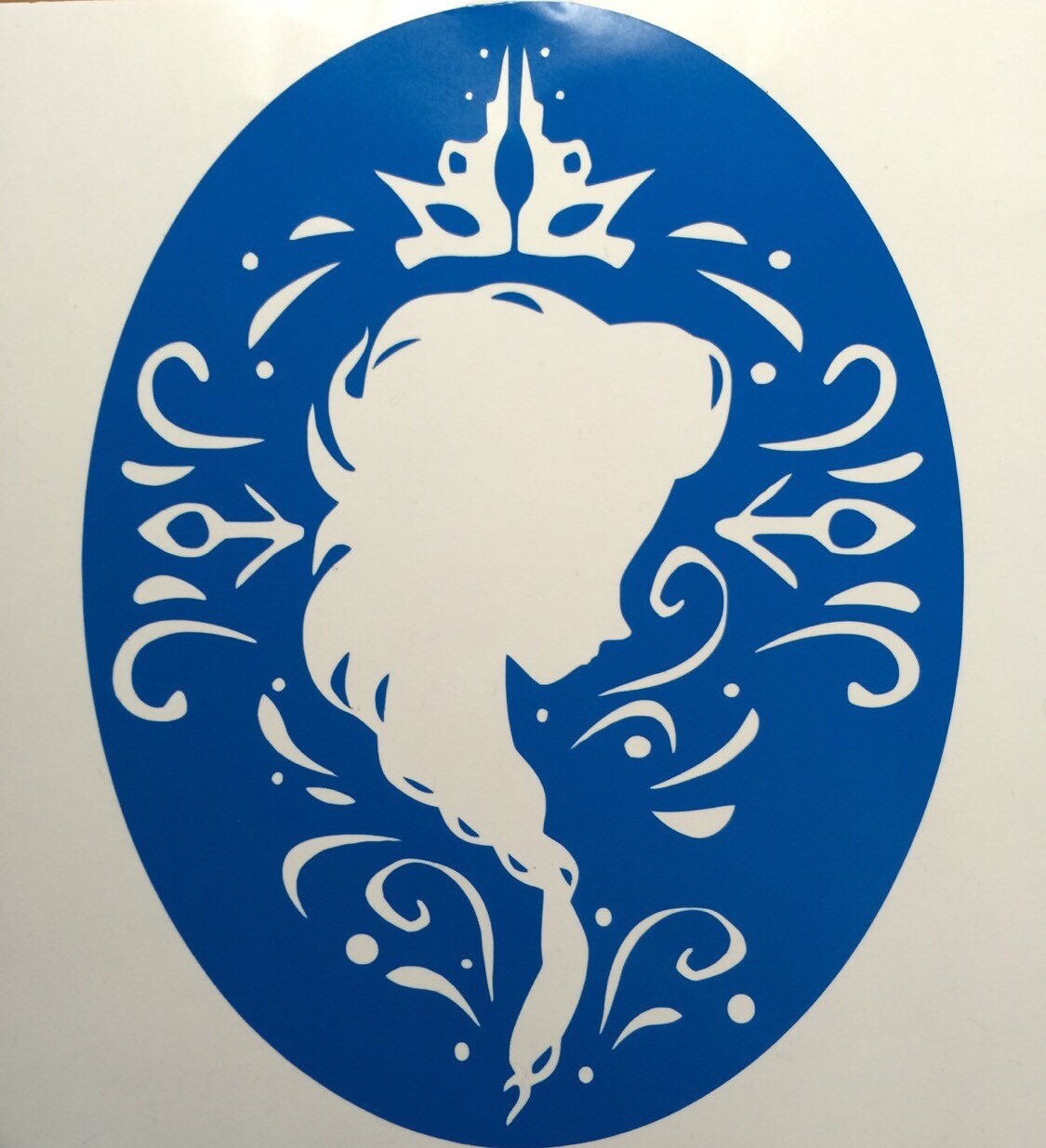 Elsa Frozen inspired vinyl sticker decal car window sticker Etsy