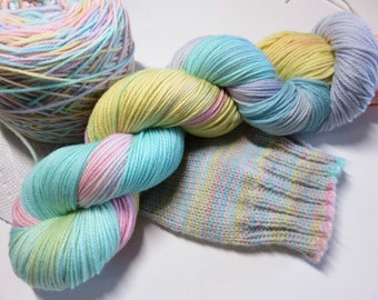 Hand Dyed Superwash Sock Fingering Yarn in Choice of Yarn Bases  -- Where's My TP?