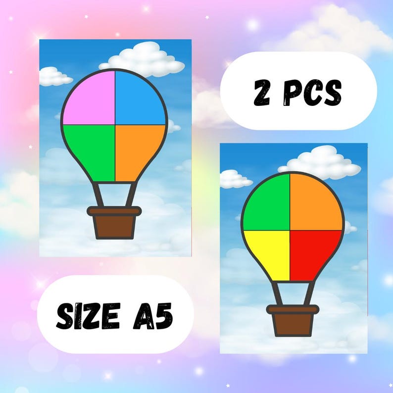 Balloon Color Match Game Flashcards, Fun Educational Tool for ...