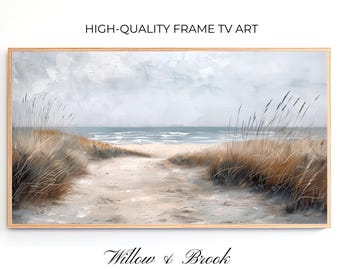 Samsung Frame TV 向け Neutral Beach Seascape Art（デジタルダウンロード）