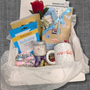KIT DE LECTURA ACOGEDOR: Día de la Madre / Regalo para amantes de la lectura / Cita a ciegas con un libro / Regalo para amantes de la lectura / Caja de regalo con libros / Regalo para ocasiones especiales