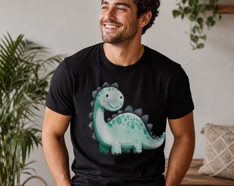 Dinosaur Graphic Tee: Dino Delight Cotton T-Shirt, Hoodie
