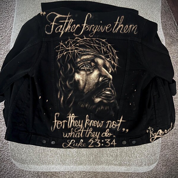 Hand Painted Denim - Etsy