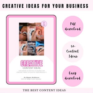 List of content ideas Plr |Dfy lash content ideas | lash content | instagram lash tech | insta lash tech ideas | Mrr | Resell rights |