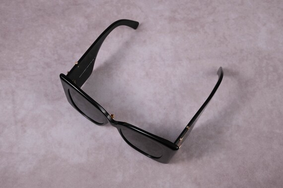 Vintage YSL Black Sunglasses SLM119 Luxury Lunett… - image 2