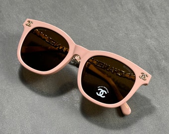 Vintage Chanel CH0780 Rosa Sonnenbrille Vunette Brille Y2K Shades