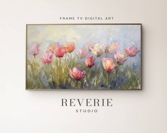 Tulips Frame TV Art: Floral Spring Screensaver (Digital Download)