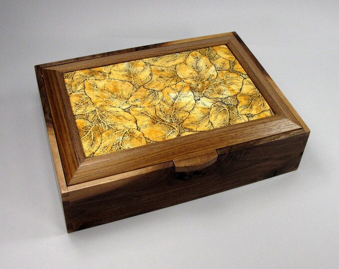 Walnut and Maple Jewelry Box Etsy