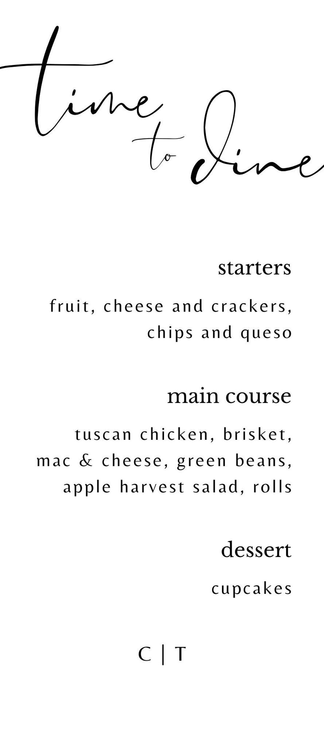 Wedding Food Menu Template Etsy wedding-food-menu-template-etsy