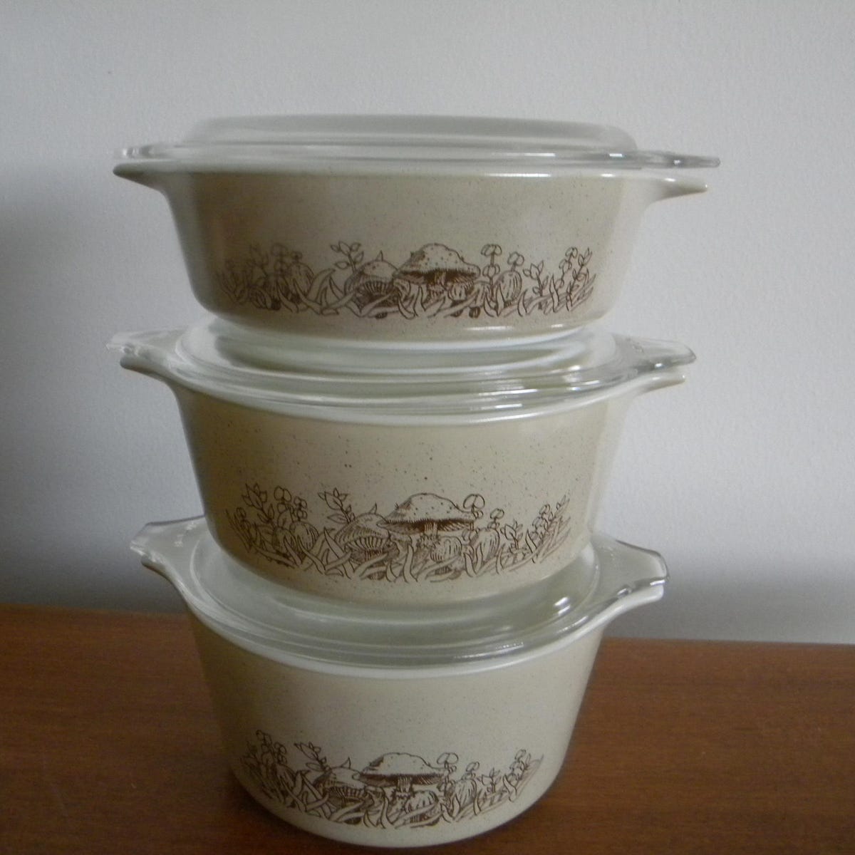 Vintage PYREX Forest Fancies Casserole Dish Set of 3 - NEW - Etsy
